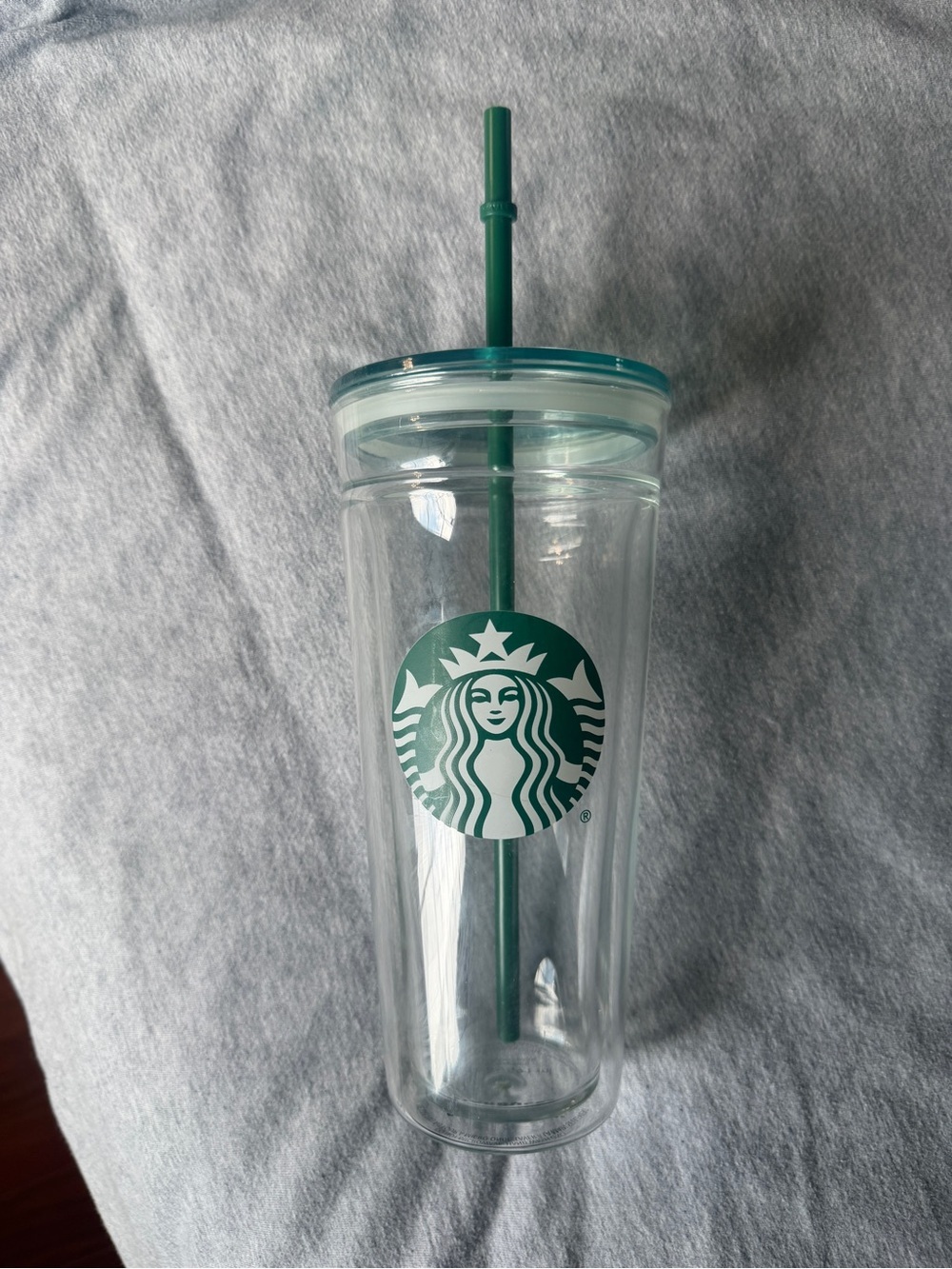 Starbucks Double-Wall Glass Tumbler with Lid & Straw 20oz - Picture 2 of 3